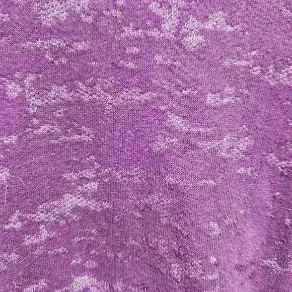 Gloria‎ Vanderbilt Sport L Charlie Pullover Purple Knit Athleisure Long Sleeve - Picture 5 of 8